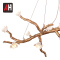 Art Decoration Magnolia Living Room Ceiling Copper Chandelier Lamp